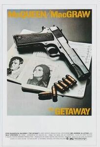 ほぼA4サイズ　ミニポスター写真　ゲッタウェイ　マックイーン　The Getaway Steve McQueen　tempo-k0157