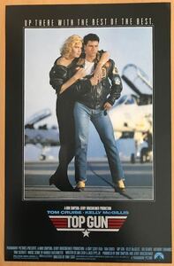 輸入　小型ポスター写真　米国版　トップガン　トムクルーズ　Top Gun　約43.5x28cm　j0013