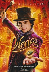 輸入　小型ポスター写真　ウォンカとチョコレート工場のはじまり Wonka ティモシーシャラメ Timothee Chalamet tempo-j0040.