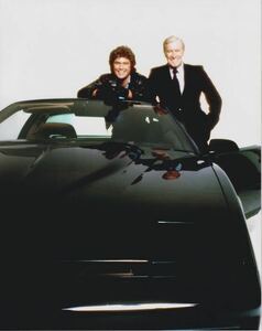 ナイトライダー　Knight Rider　デビッドハッセルホフ　輸入　写真　 約20.3x25.4cm　23318