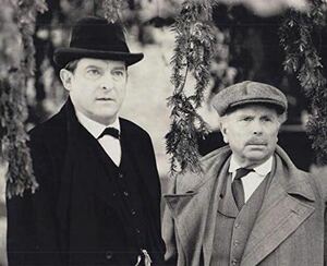 大型写真(約35.5x28cm) 　シャーロックホームズの冒険　ジェレミーブレット　Jeremy Brett 　輸入　写真　sb0196