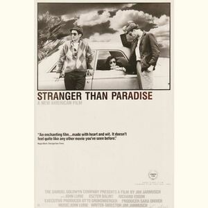 ほぼA4サイズ　ミニポスター写真　米国版　ストレンジャーザンパラダイス　Stranger than Paradise tempo-k0029.