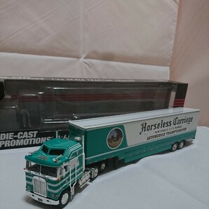 トラック 1/64 DCP-DIE-CAST PROMOTIONS KENWORTH K-100 AERODYNE ムービングトレーラー チームトランスポート トレーラートラックの画像2