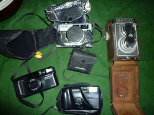  Junk * era unknown camera 4 kind case attaching * Minolta * beauty * key Stone *kyo- Sera 