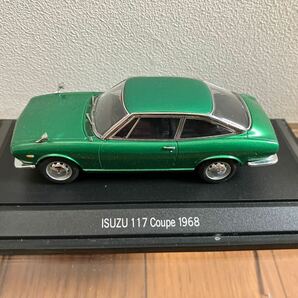 ミニカー EBBRO エブロ oldies ISUZU 117 COUPE 1968 グリーン 1|43 レアの画像1