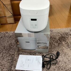 炊飯器 多機能4合炊飯器　PURETONE HTS.350WH カラー白