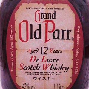 ★古酒☆ オールドパー 12年 デラックス 1000ml 43% ☆ Old Parr aged 12 years DeLuxe ★の画像2