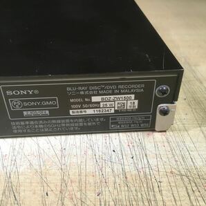 【送料無料】(041919F) 2018年製 SONY BDZ-ZW1500 ブルーレイディスクレコーダー ジャンク品の画像4