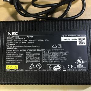 【送料無料】(042277C) NEC AC Adapter ADP84 19V9.48A 純正品 ACアダプター 電源ケーブル付 中古品の画像2