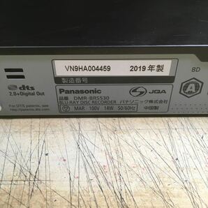 【送料無料】(042416F) 2019年製 Panasonic DMR-BRS530 ブルーレイディスクレコーダー BD/DVD再生動作確認済み 中古品 の画像5