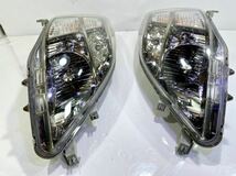 迅速/クリア塗装品　アイシス　ANM10　前期　ヘッドライト　左右　スタンレ　44-61　C　キセノン　HID　スモーク　レべ Ra-08_画像5