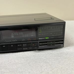 SONY ベーター用 ビデオデッキ Betamax βⅡ/Ⅲ SL-HF505 ジャンク 通電OK リモコン付きの画像3