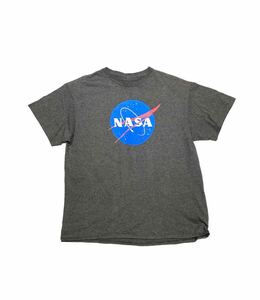 【US輸入品】NASA プリント Tシャツ 半袖 クルーネック ビンテージ古着 グレー TEE Vintage まとめ