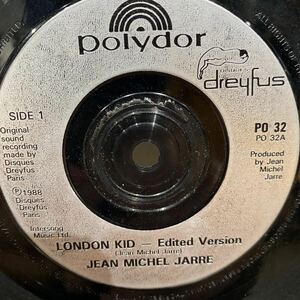 【88年UK盤】JEAN MICHEL JARRE/London Kid-Industrial Revolution Part3/electro/synth-popレコードEP