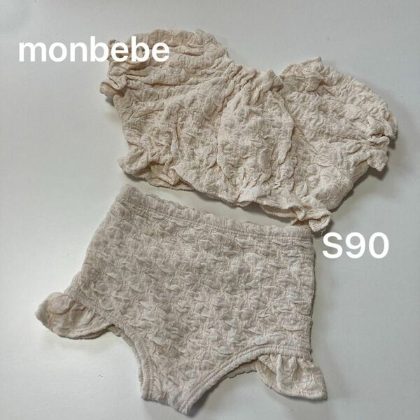 94 モンベベ monbebe 水着 スイムウェア 韓国子供服 子供服 S90相当 小さめ