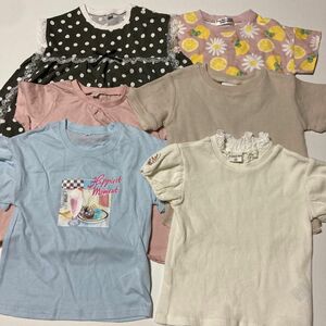 半袖シャツ ほぼ未使用品 子供服 バースデイ サイズ90~95 6枚セット