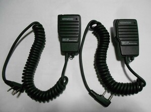 KENWOOD SMC-32 スピーカーマイク　２個　セット　ハンディ機　トランシーバー用