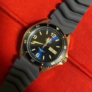 Orient Mako SAA02002D3 ネイビー　自動巻