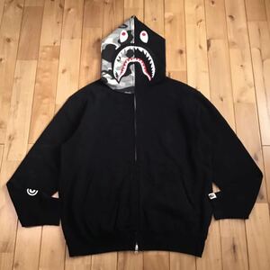 ★NFS限定★ シャーク パーカー Lサイズ shark full zip hoodie a bathing ape BAPE camo エイプ ベイプ アベイシングエイプ NIGO kai4