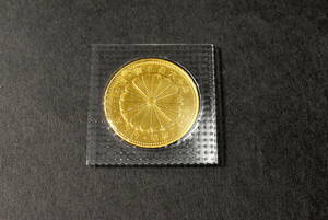 【昭和62年 10万円金貨 天皇陛下御在位60年記念貨幣 30mm ブリスターパック入】検: 記念硬貨 コイン