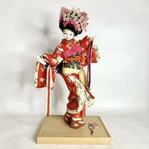 昭和レトロ　日本人形　ポーズ人形　置物　着物　振袖　羽子板　羽付き　ぽっくり下駄　木履　工芸品　レトロ