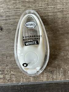 ★NOS ★knog ノグ ★Australia ★SUPERBRIGHT MICROLIGHT ★WHITE LED 1灯 白灯 ★VINTAGE OLD RARE品多数出品中