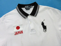 即買★送料無料!!ポロラルフローレン♪POLO RALPH LAUREN半袖ポロ/ビッグポニー/日本国旗/背面ナンバー_画像6