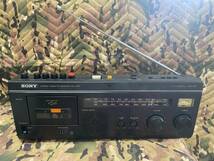 J4905 SONY ソニー LX-1K ラジカセ オーディオ機器 AM.FM 通電OK_画像1