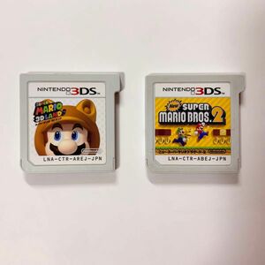 2本セット Newスーパーマリオブラザーズ2 スーパーマリオ3Dランド ソフトのみ　ニンテンドー3DS