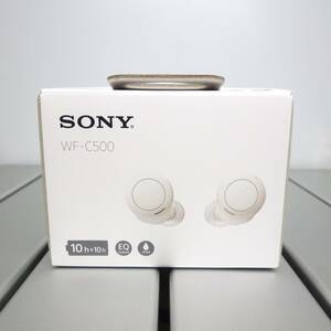 新品 未使用品 SONY ソニー WF-C500 ワイヤレスステレオヘッドセット ホワイト Bluetooth完全ワイヤレスイヤホン ヘッドホン