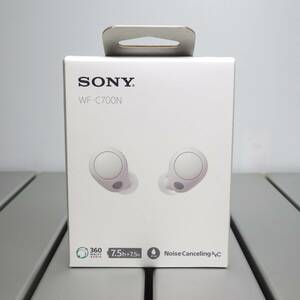  new goods unused goods SONY Sony WF-C700N wireless noise cancel ring stereo headset white Bluetooth complete wireless earphone 