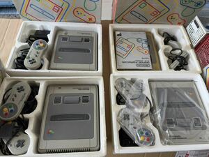 任天堂 NINTENDO スーパーファミコン HVC-002 まとめて4台セット 箱付き 動作未確認