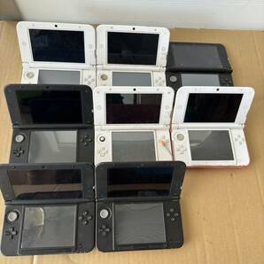 任天堂 Nintendo ニンテンドー 3DS LL 本体 SPR-001 まとめて 8台セット ジャンクの画像1