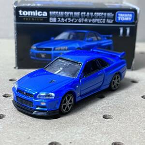 トミカプレミアム 日産スカイラインGT-R V-specⅡ Nur 開封品