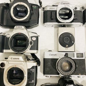 【R1301】CANON キヤノン キャノン フィルムカメラ コンパクトカメラ 大量 まとめ売り AE-1 EOS KISS FTb A-1 IXY A35 CANONETの画像2