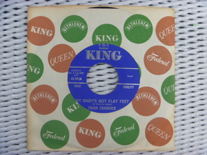 ◆Rockabilly◆BILLY“CRASH”CRADDOCK / My Baby's Got Flat Feet / One Heartache Too Man (King)1964年■Rock & Roll　●良好盤●