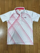 PUMA GOLF プーマ ゴルフ 半袖ポロシャツ　Ｌ 白_画像1