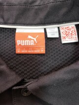 PUMA GOLF プーマ ゴルフ 半袖ポロシャツ USサイズM 日本サイズL〜XL 黒 ブラック_画像5