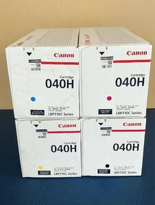  original unopened unused 040H*CANON toner cartridge CRG-040H 4 color set *LBP710C series *T41228