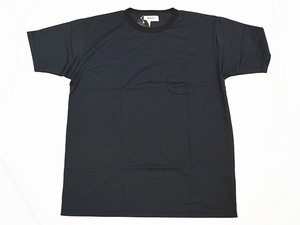 「FINE CREEK LEATHERS ファインクリークレザーズ」Coolmax 半袖Tシャツ(BLK/42/XL)CWORKS/MOSSIR/モシール/マッコイズ/ウエアハウス