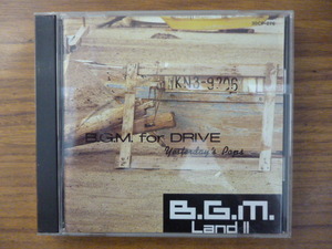 送料無料!! B.G.M for DRIVE yesterday's pops CD 中古 定価3000円