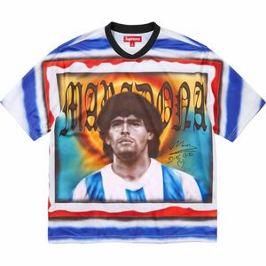 新品Supreme Maradona Soccer Jersey tシャツ　S