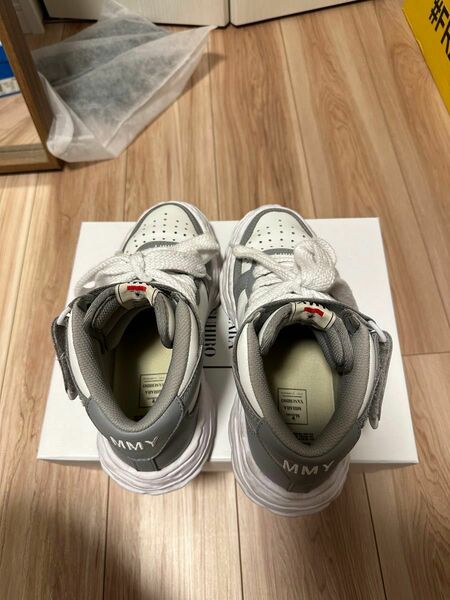 メゾンミハラヤスヒロ Wayne Highスニーカー Grey/White 41