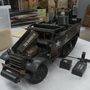  that time thing .. model 1/15 made of metal M16 half truck rare final product 