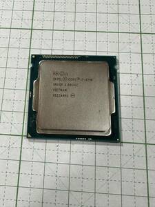 中古(一応動作確認済) CPU Intel Core i7-4790 SR1QF 3.60GHZ 