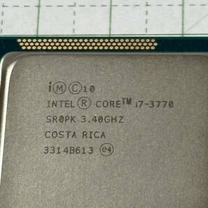 中古(一応動作確認済) CPU Intel Core i7 3770 3.40Ghz SR0PK ②の画像2