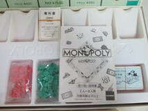 　送料は商品説明欄に記入　モノポリー MONOPOLY ボードゲーム 　部品各品済み　箱にいたみあり　_画像4