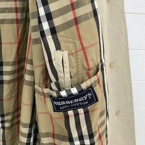 70年代 バーバリー burberrys コート イギリス製 サイズ不明 made in england Aライン ヴィンテージ 古着の画像7