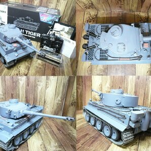 ☆ジャンク扱♪簡易作動OK♪HengLong ヘンロン 1/16 タイガーⅠ型 German Tiger I R/C ラジコン戦車 BB弾発射 エンジン音 予備BT付 管/R343の画像2