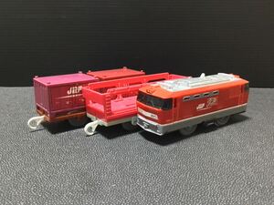  Plarail vehicle large amount freight train red Thunder JR container 